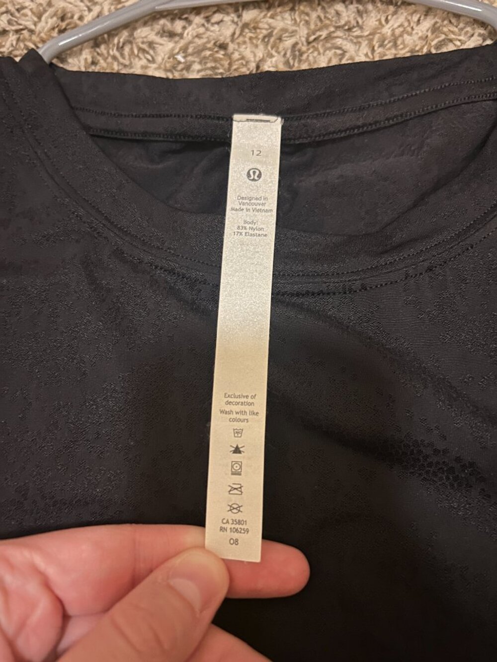 Lululemon All Yours Crop Tank Top *Veil - Picture 5 of 6